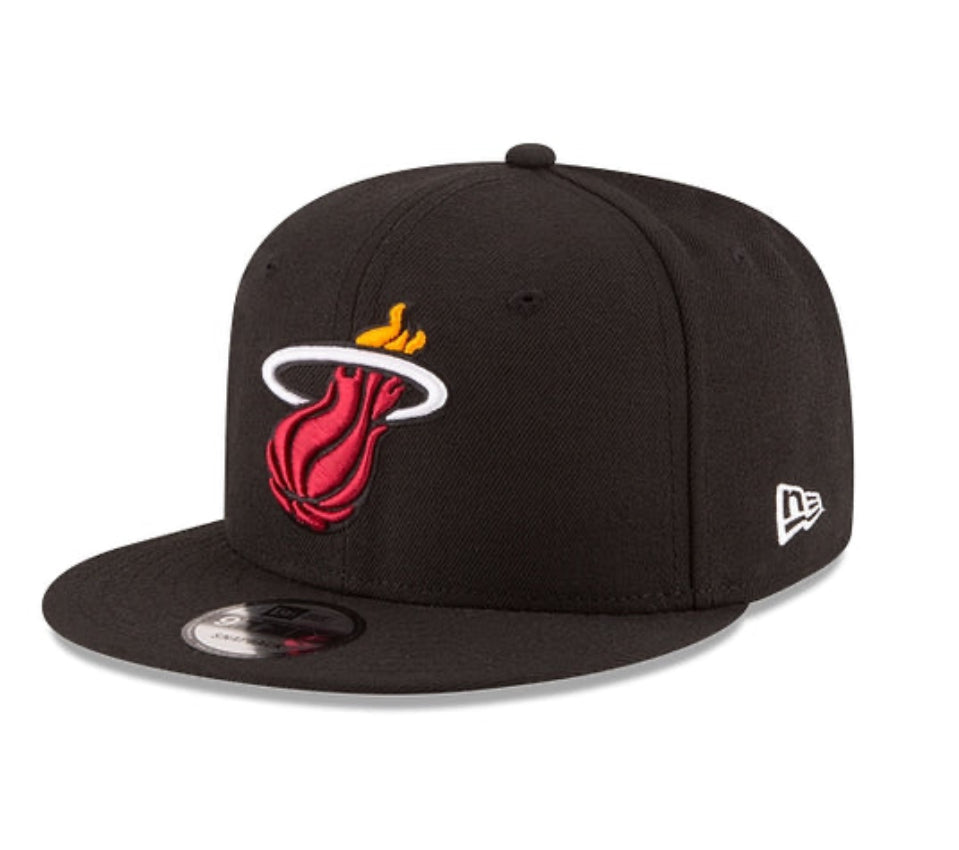 NEW ERA CAP -Miami Heat Black 9FIFTY Snapback -70556872