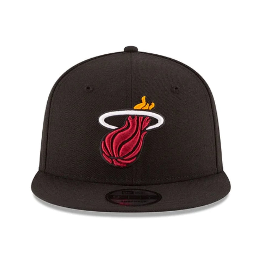 NEW ERA CAP -Miami Heat Black 9FIFTY Snapback -70556872