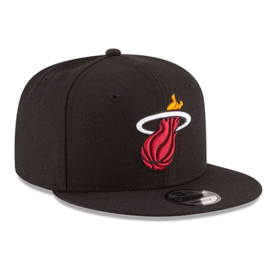 NEW ERA CAP -Miami Heat Black 9FIFTY Snapback -70556872