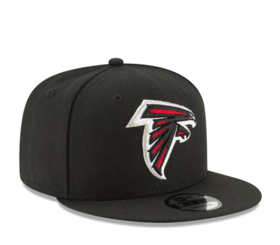 NEW ERA CAP -Atlanta Falcons Black 9FIFTY Snapback - 11873037