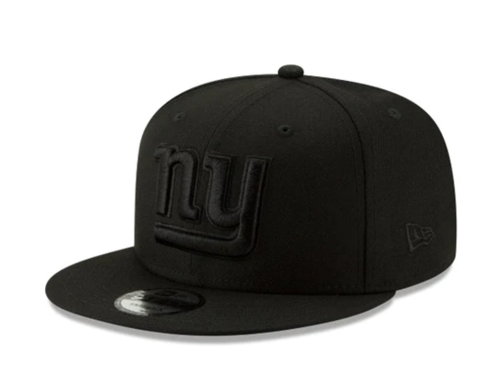 NEW ERA CAP -New York Giants Basic Black on Black 9FIFTY Snapback -11872965