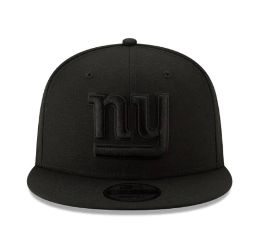 NEW ERA CAP -New York Giants Basic Black on Black 9FIFTY Snapback -11872965