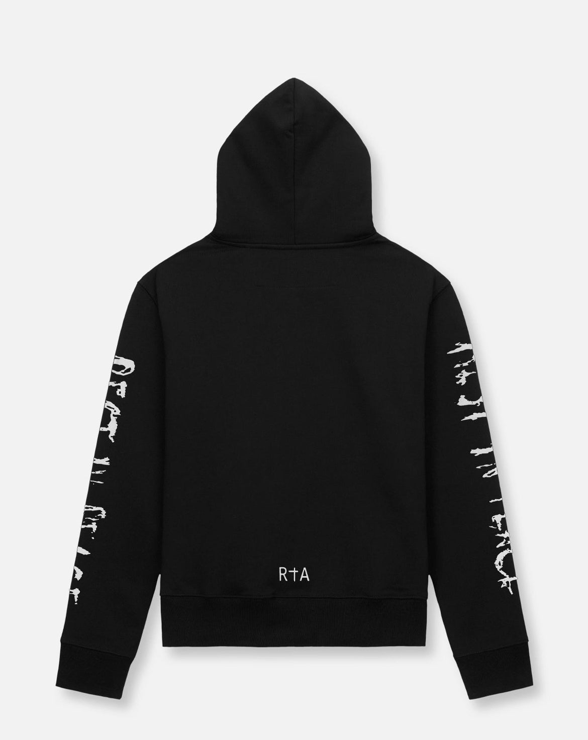 RTA-DION HOODIE | BLACK REST IN PEACE-MH24k628
