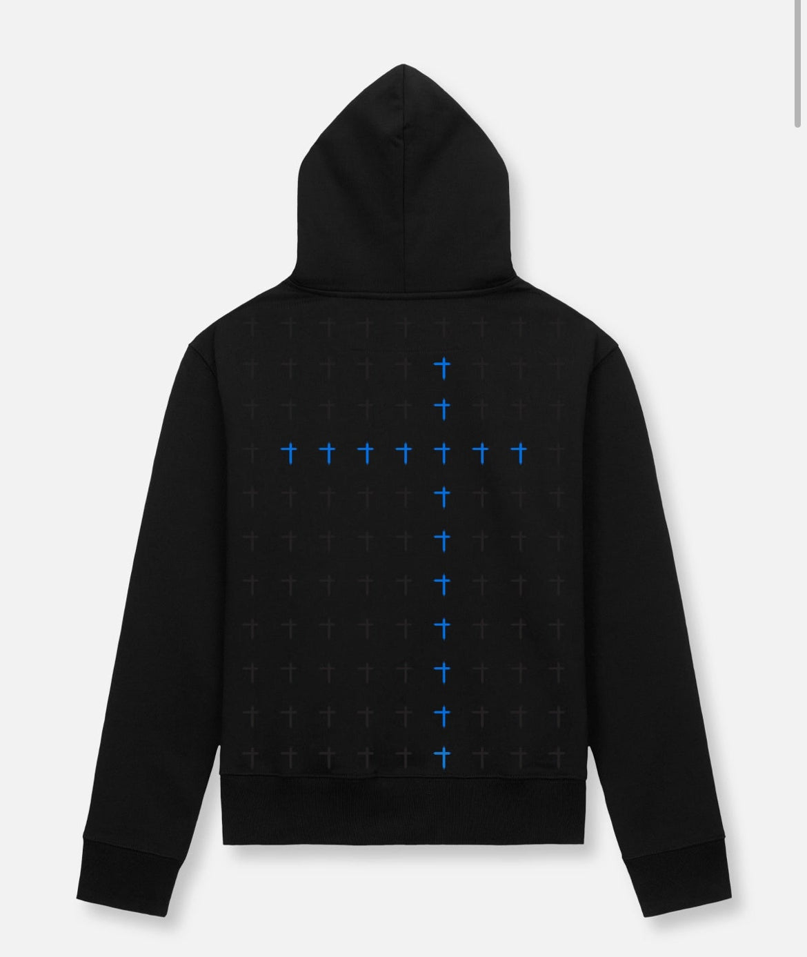 RTA-MARKUS HOODIE | BLACK BLUE LONG CROSS