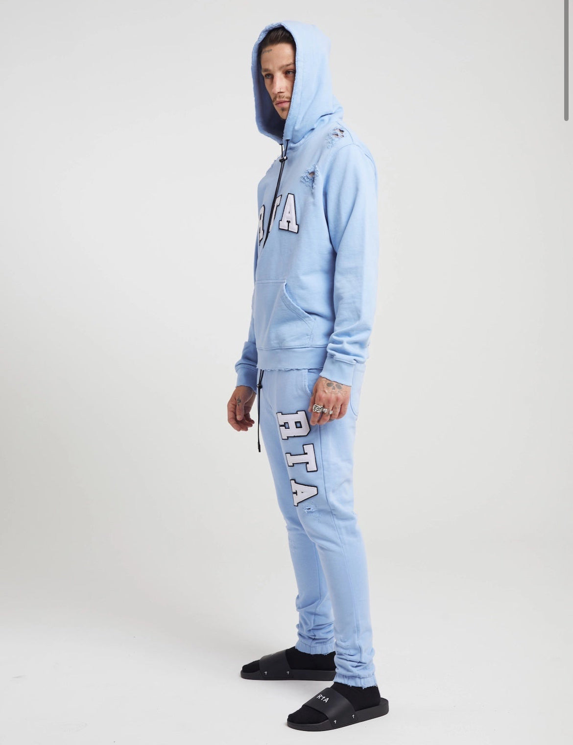RTA-OWEN SWEATPANT | SKY BLUE COLLEGIATE
