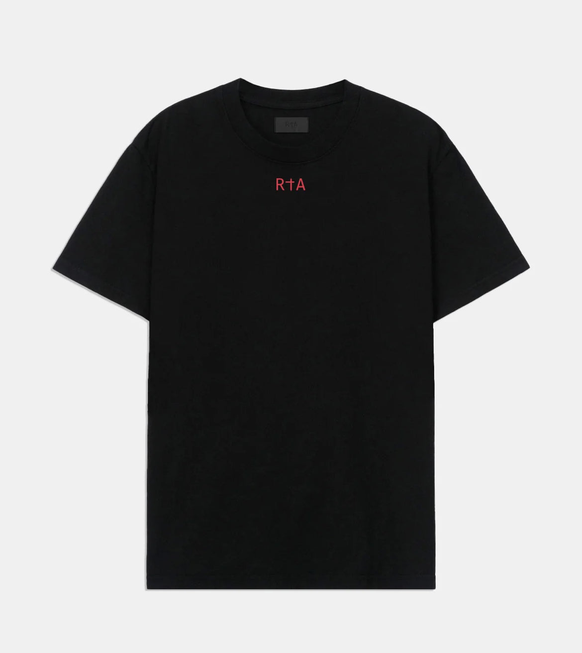 RTA-LIAM TEE | BLACK RED DOUBLE CROSS