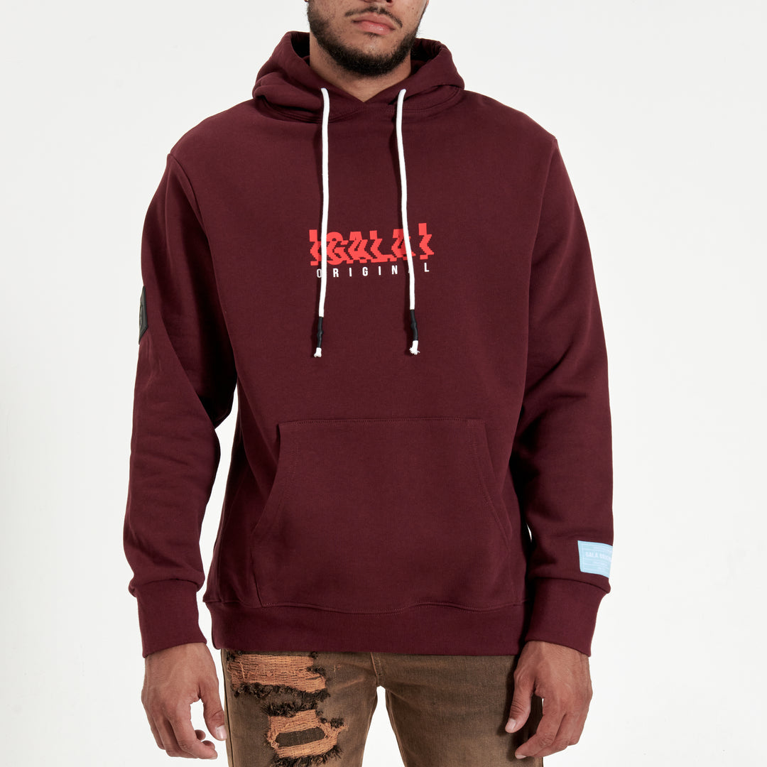 GALA-DIGITAL DANCE HOODIE (CHOCOLATE MAROON—G-F-23-016
