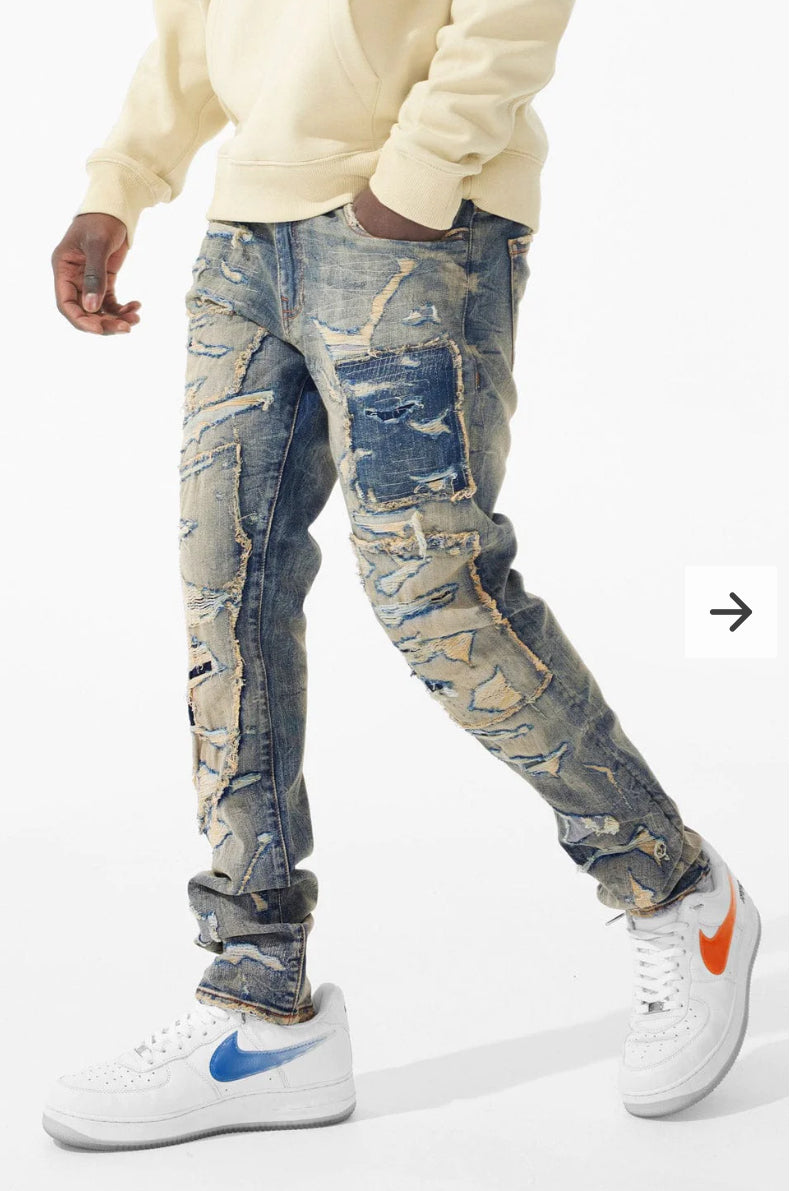 SEAN - RECONSTRUCTED DENIM (LAGER) -JS1166
