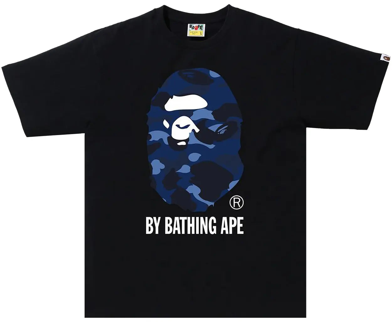 BAPE Color Camo By Bathing Ape Tee 'BLACK/Navy'