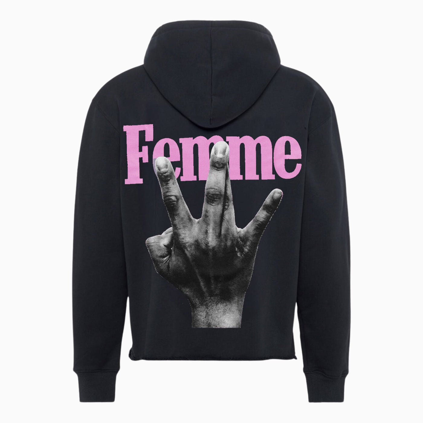 Men's Twisted Fingers Pull Over Hoodie-HFAW202177-2