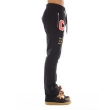 CULT-HIPSTER SWEATPANTS "VARSITY" IN BLACK-624A2-HS24A