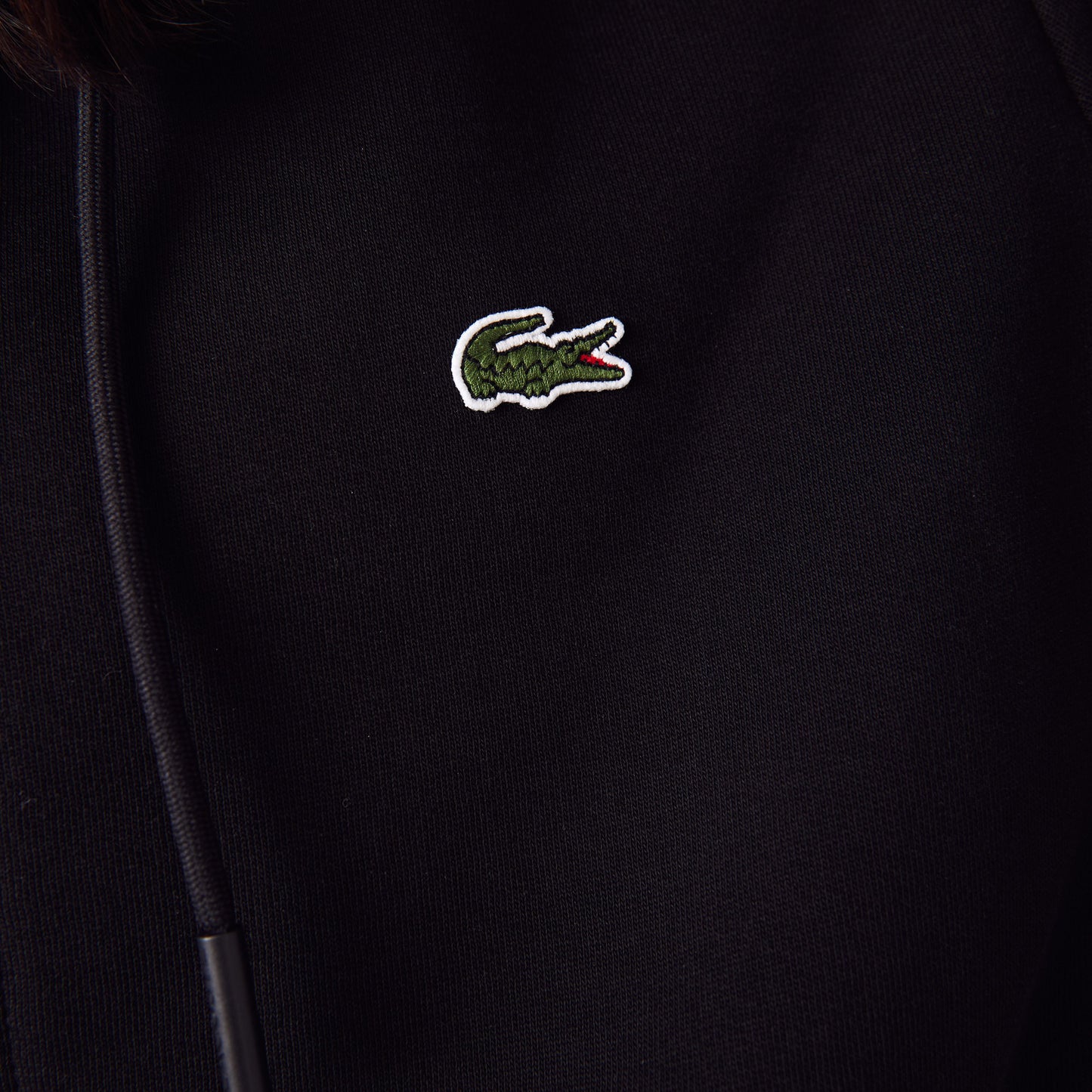 MEN'S FLEECE ZIP-UP HOODIE - LACOSTE - SH962651031