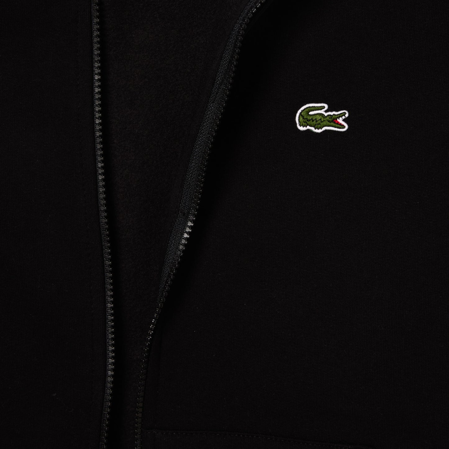 MEN'S FLEECE ZIP-UP HOODIE - LACOSTE - SH962651031