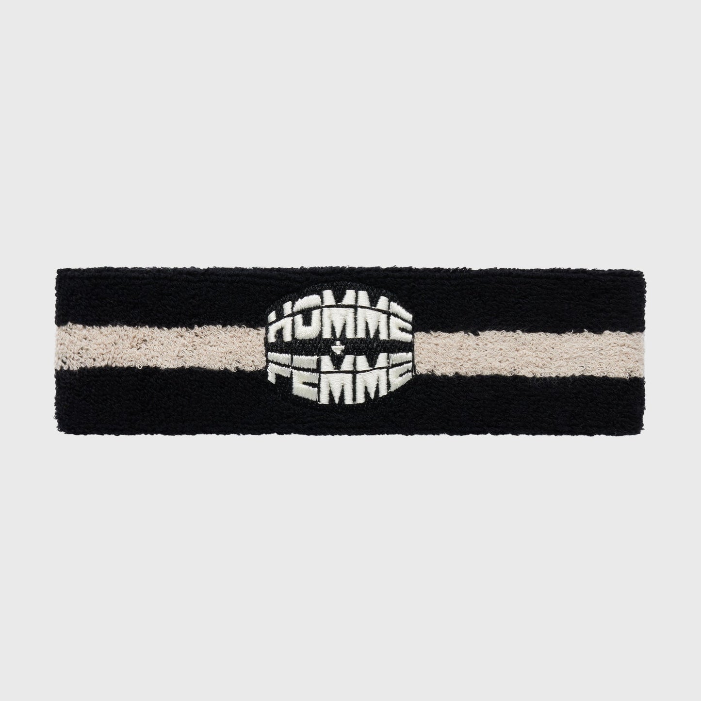 HOMMEFEMME STRIPE LOGO HEADBAND