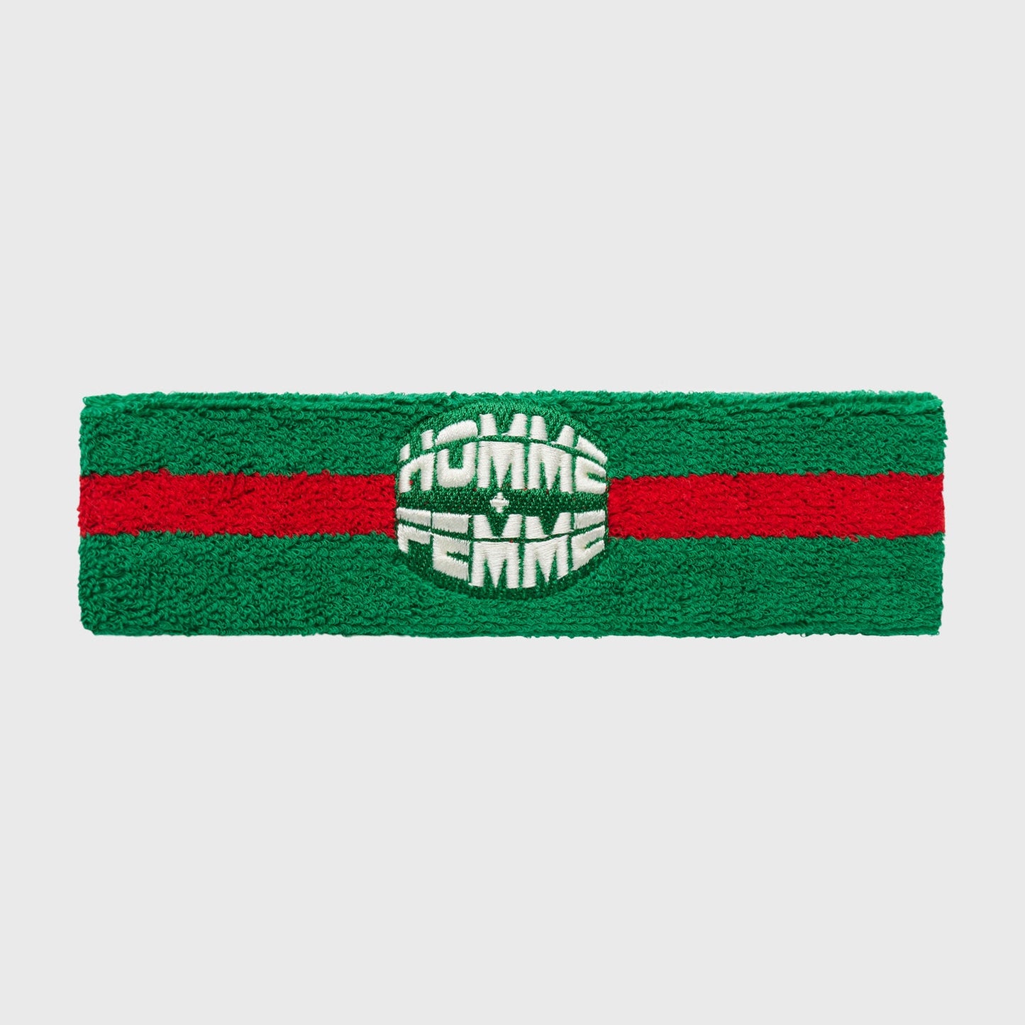 HOMMEFEMME STRIPE LOGO HEADBAND