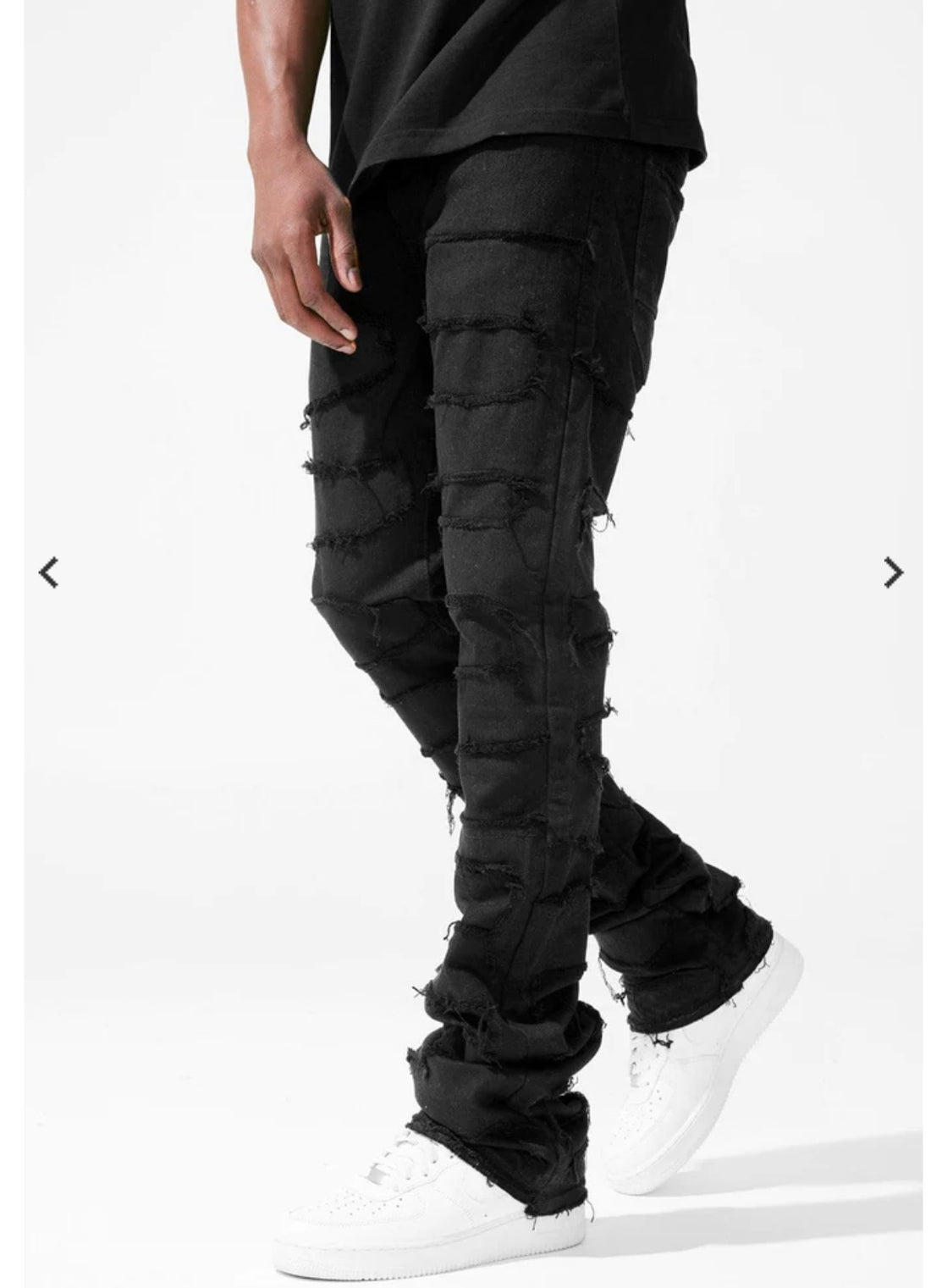 JORDAN CRAIG MARTIN STACKS DENIM JET BLACK JTF1150