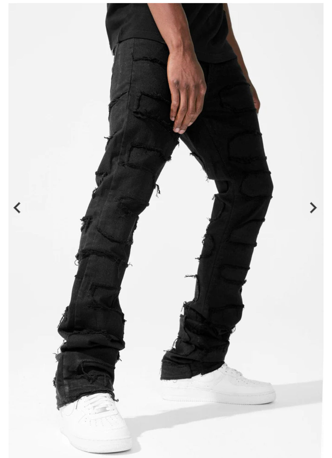 JORDAN CRAIG MARTIN STACKS DENIM JET BLACK JTF1150