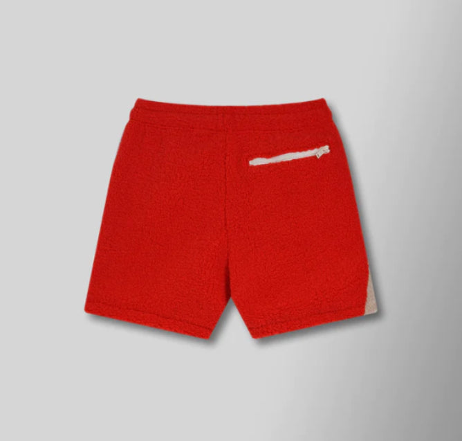 HYDEPARK-HP FIREBALL SHERPA SHORT - RED