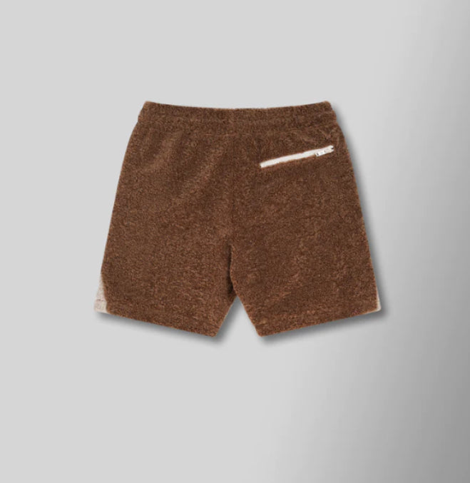 HYDEPARK-HP FIREBALL SHERPA SHORT - KHAKI