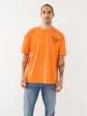 TRUERELIGION-NEW ARRIVALS EMBROIDERED TR LOGO TEE -107906