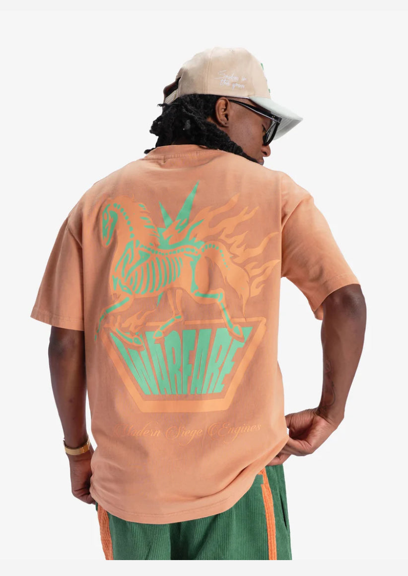 SUGARHILL-"WARFARE" T-SHIRT (RUST VINTAGE)-SH24-SPR2-11