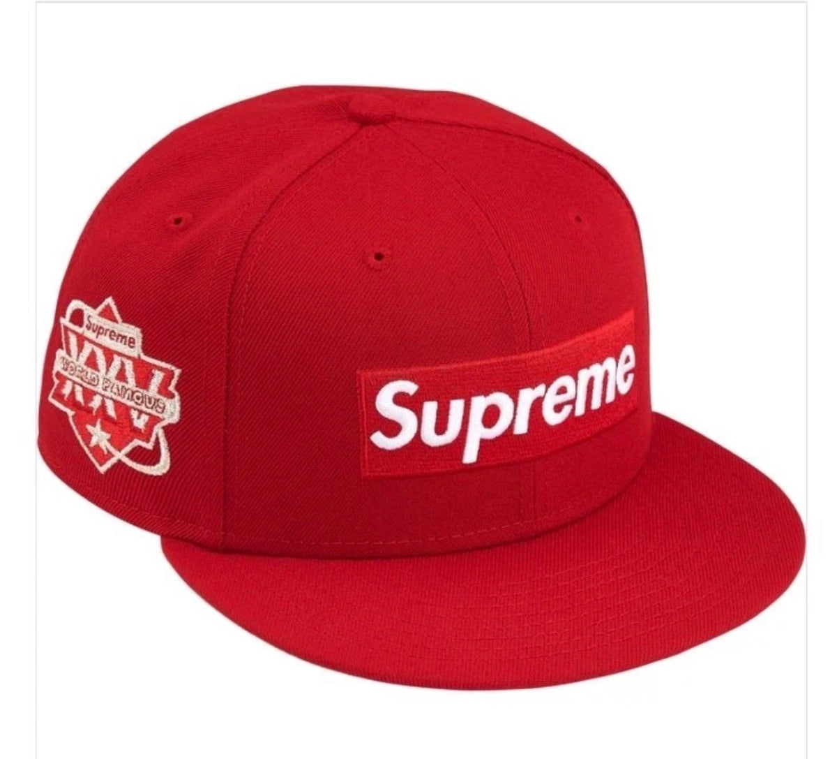 Supreme Championship Box Logo New Era Red 7 1/8