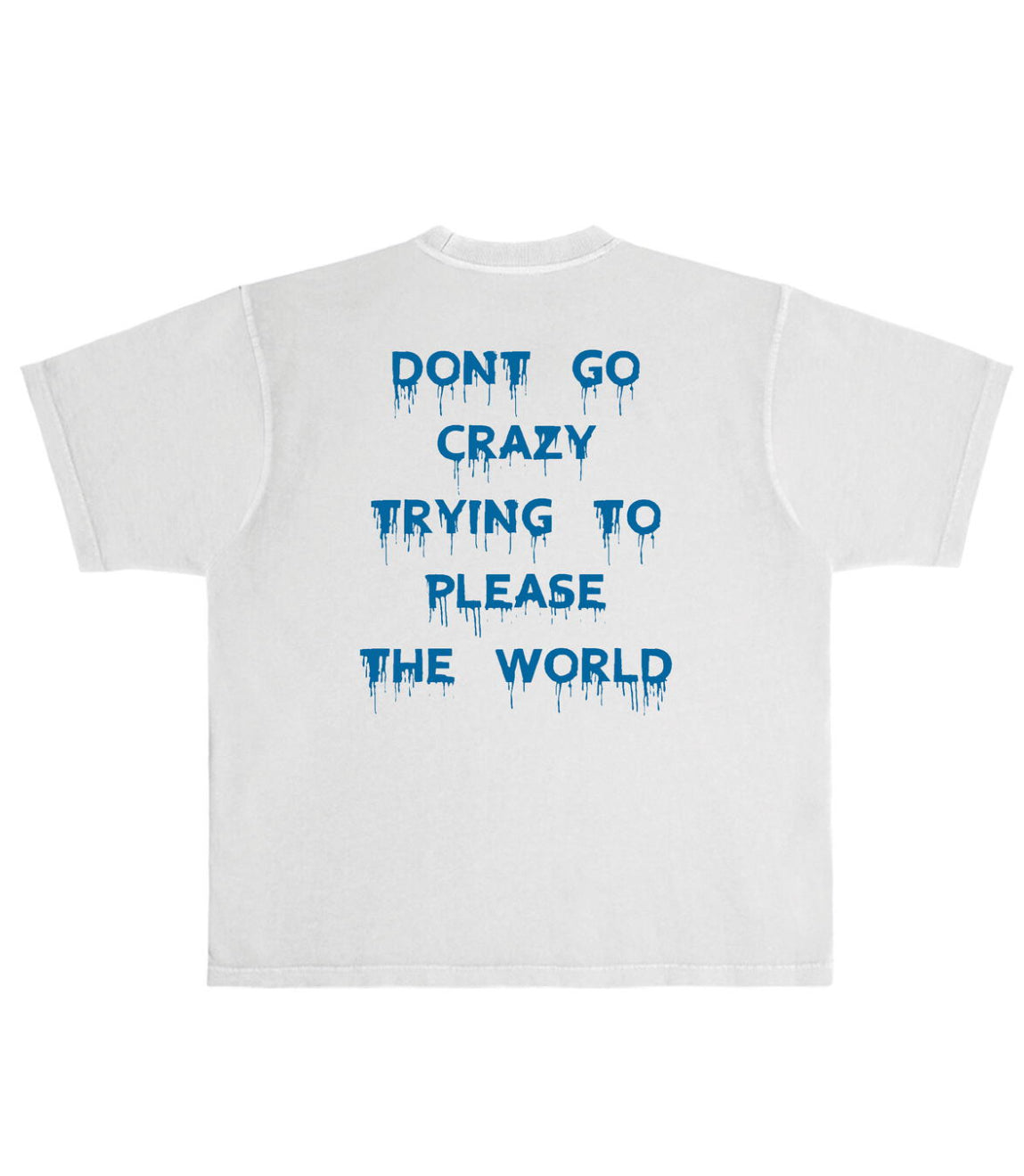 NOVEMBER REINE-ARTIST ASYLUM" HEAVYWEIGHT LUXURY WHITE AND MILITARY BLUE