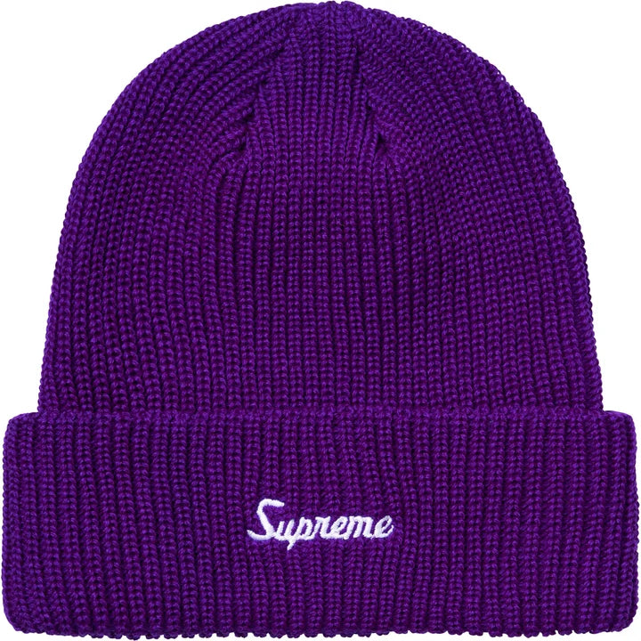 SUPREME Loose Gauge Beanie PURPLE