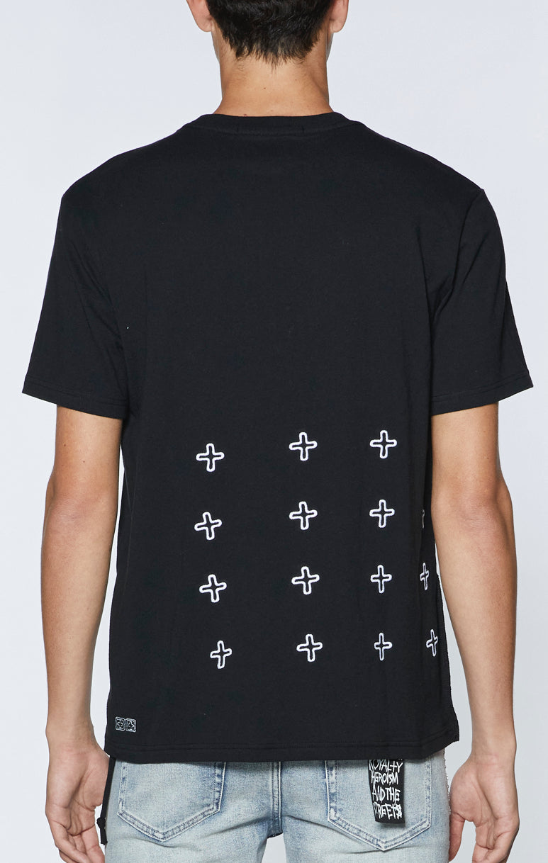 KSUBI-SKRIPTURE KASH SS TEE JET BLACK-MSP24TE013