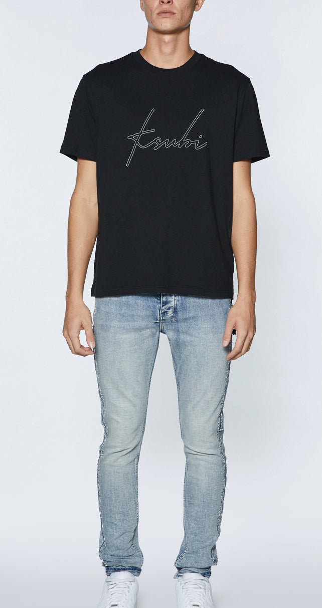 KSUBI-SKRIPTURE KASH SS TEE JET BLACK-MSP24TE013