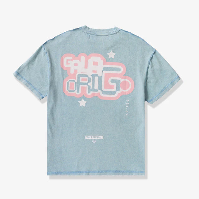 GALA-SHAPES" TEE (VINTAGE AQUA BLUE)-G-24-SUM1-003