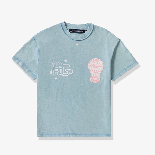 GALA-SHAPES" TEE (VINTAGE AQUA BLUE)-G-24-SUM1-003