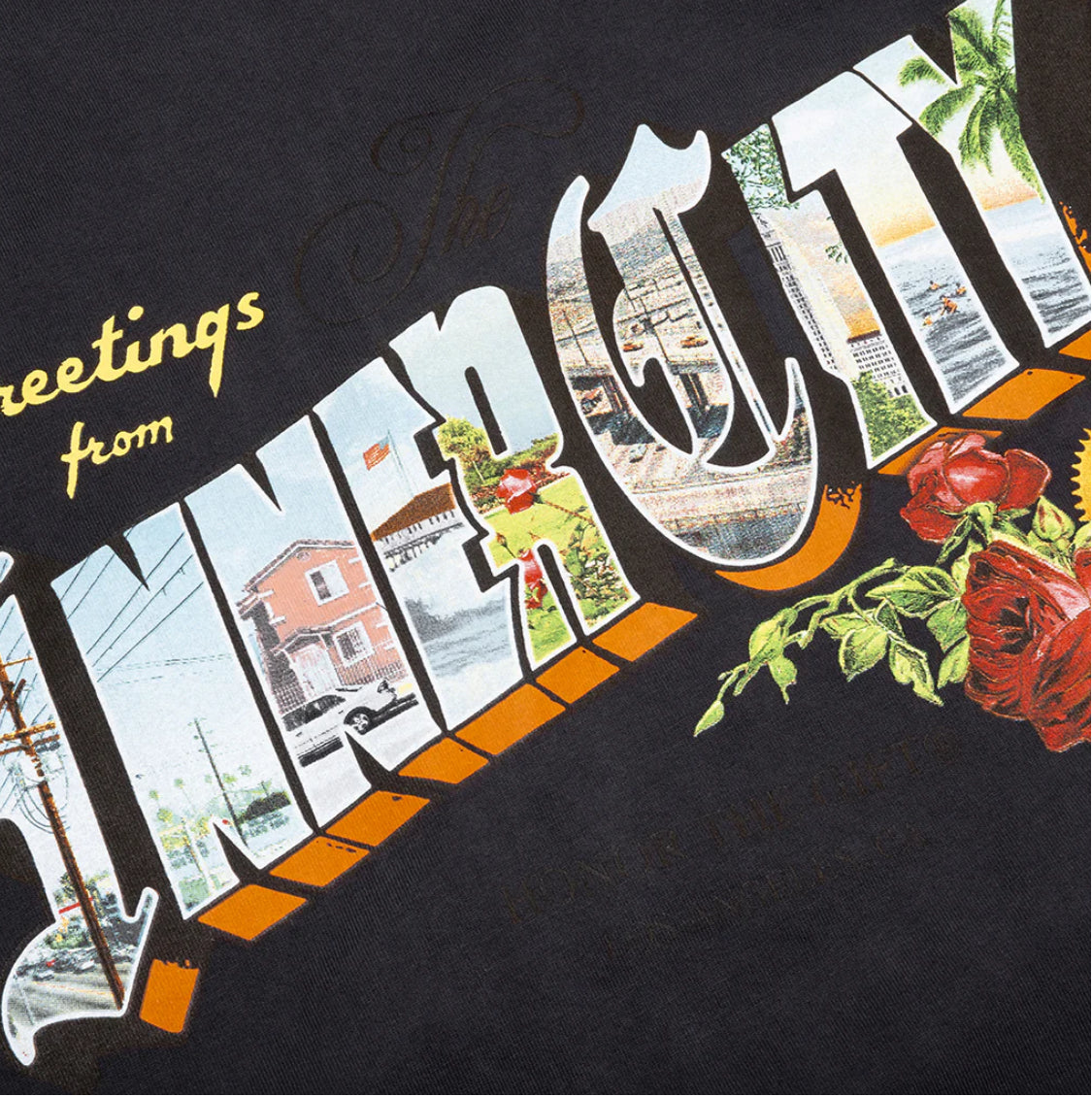 HONOR THE GIFT GREETINGS 2.0 S/S TEE - BLACK-HTG230492