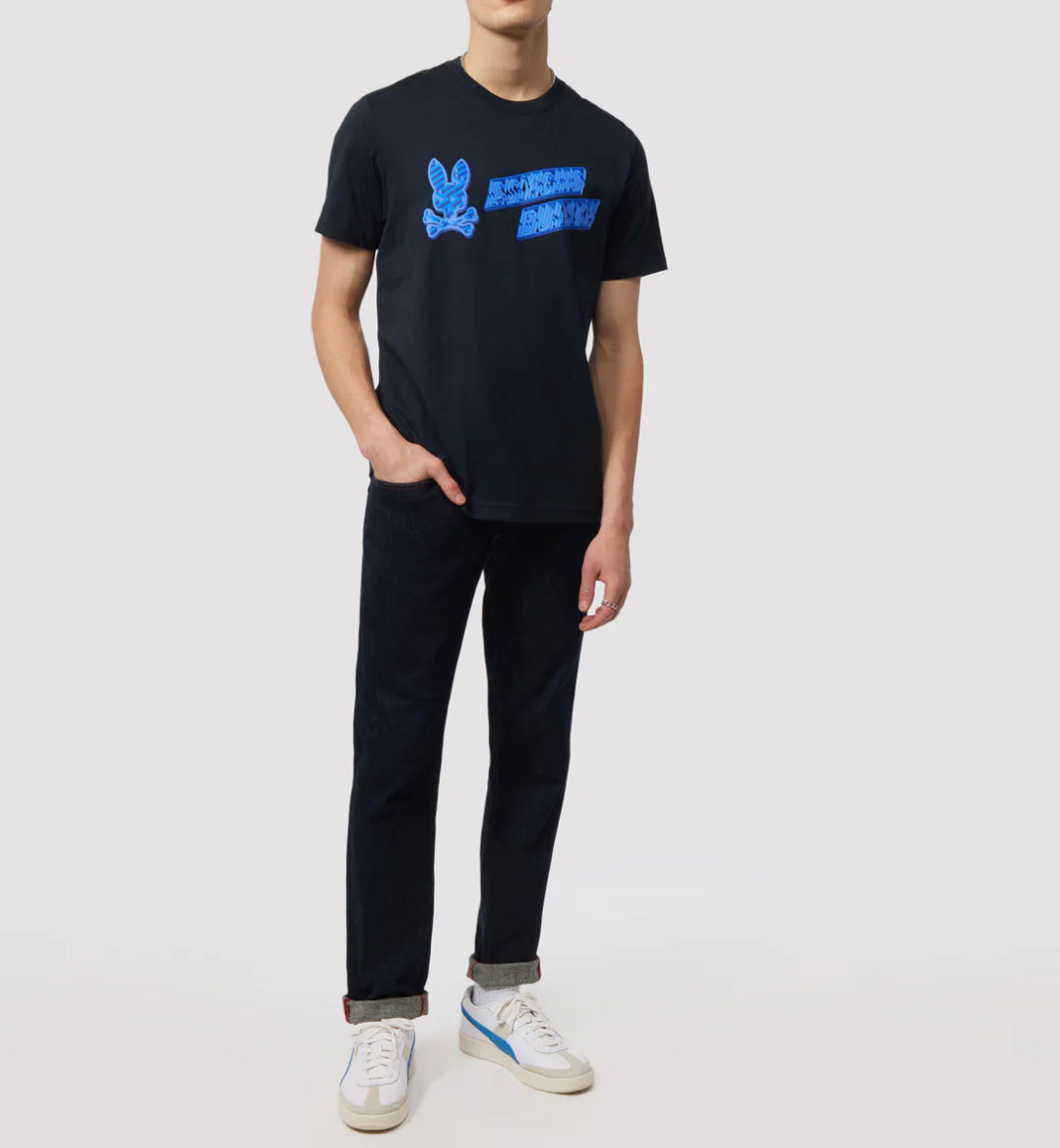 Mens Pisani Logo Graphic Tee-SP23-B6U751X1PC