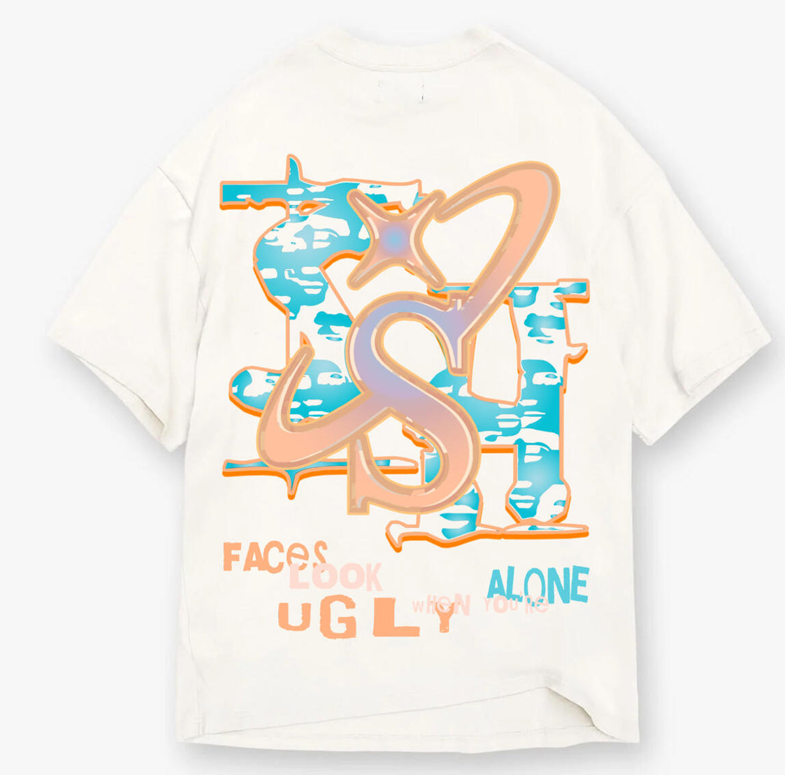SUGARHILL-FACES" T-SHIRT (WHITE)-SH24-SUM2-16