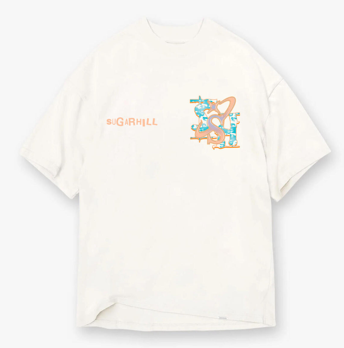 SUGARHILL-FACES" T-SHIRT (WHITE)-SH24-SUM2-16