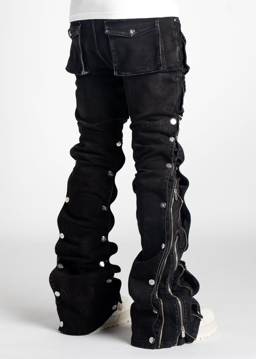 GUAPI-IRON GREY STACKED PREMIUM DENIM-N8IGSPD