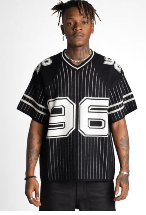 GUAPI-Obsidian Black Football Tee-2010BFT