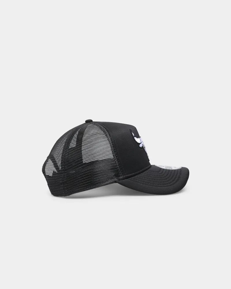 NEW ERA-Chicago Bulls 'Monochrome' Foam Front 9FORTY A-Frame Trucker Snapback-60530600