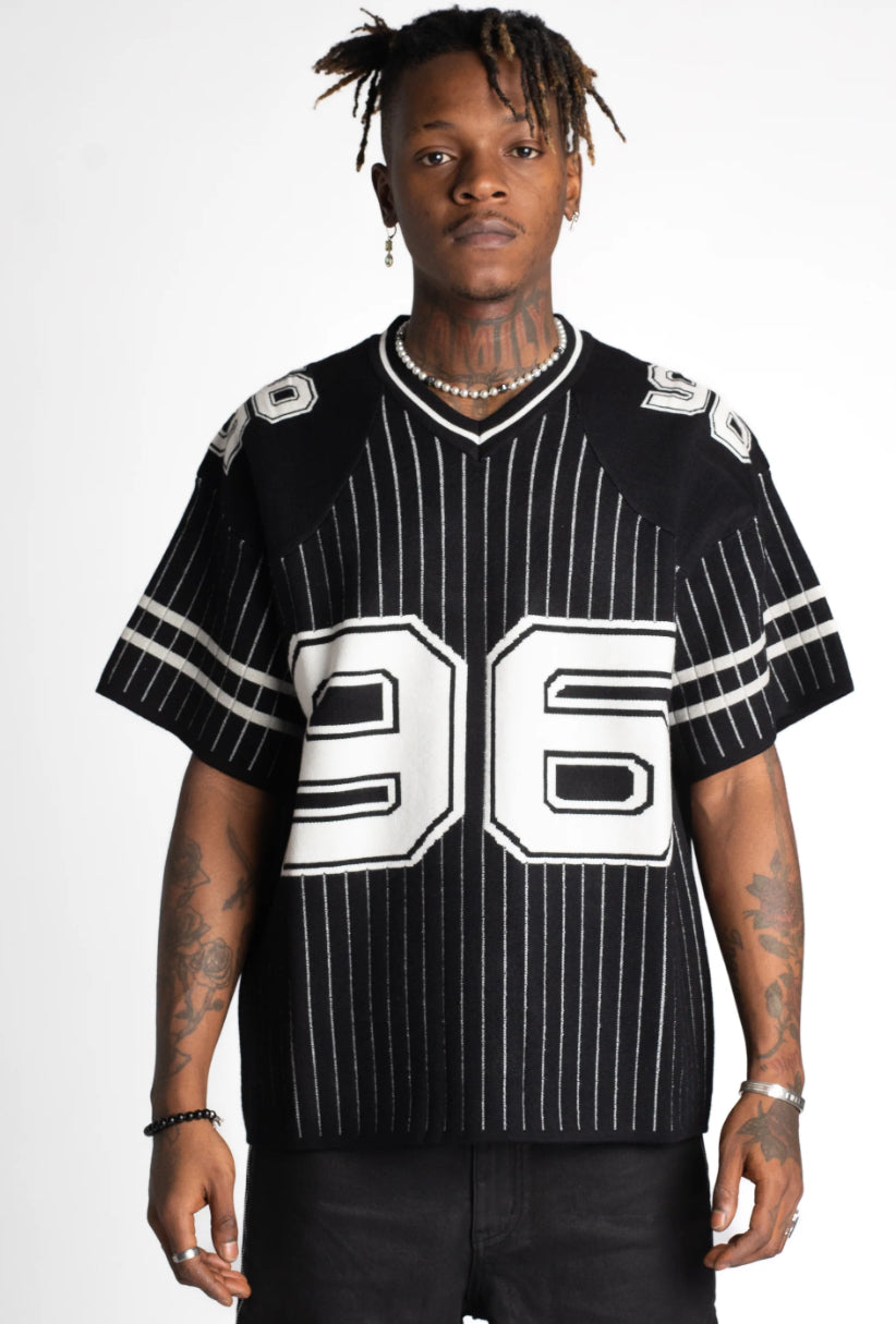 GUAPI-Obsidian Black Football Tee-2010BFT
