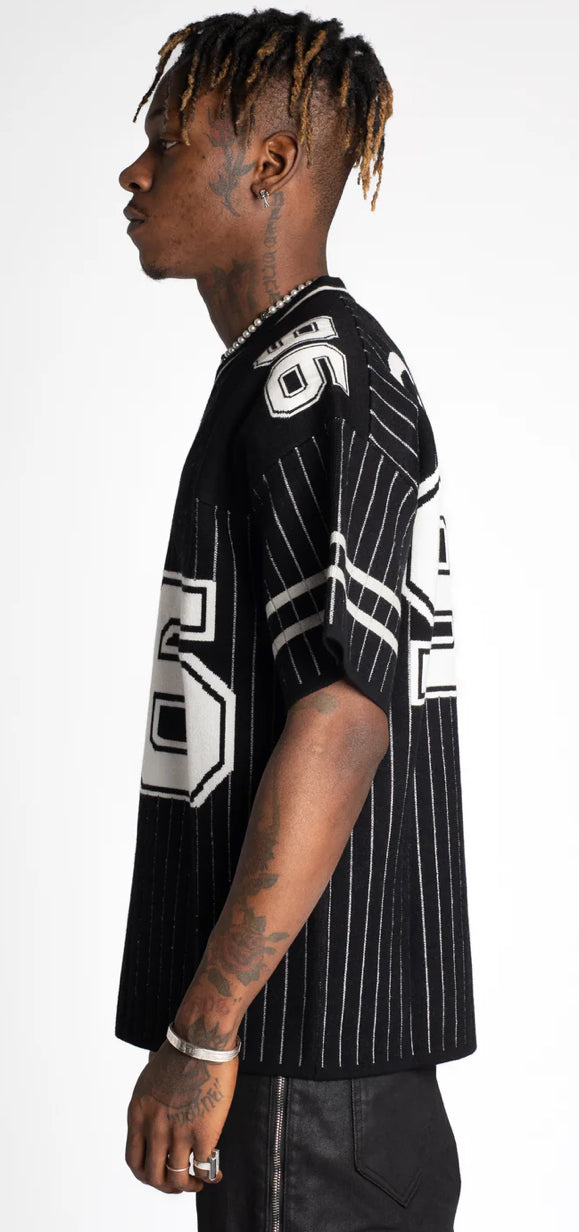 GUAPI-Obsidian Black Football Tee-2010BFT