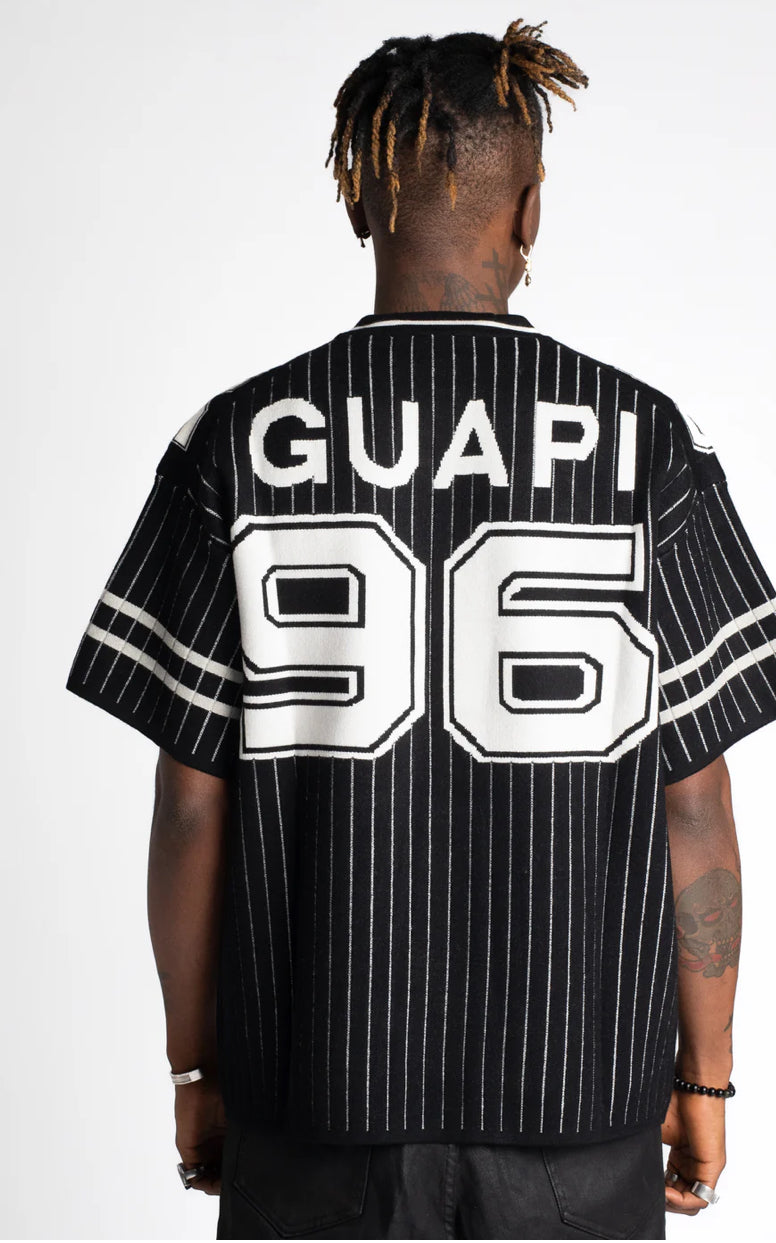 GUAPI-Obsidian Black Football Tee-2010BFT