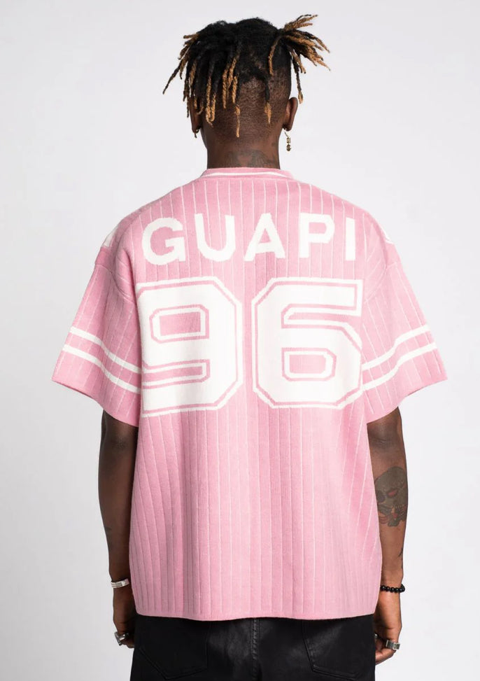 GUAPI-French Rose Football Tee-202FRFTS