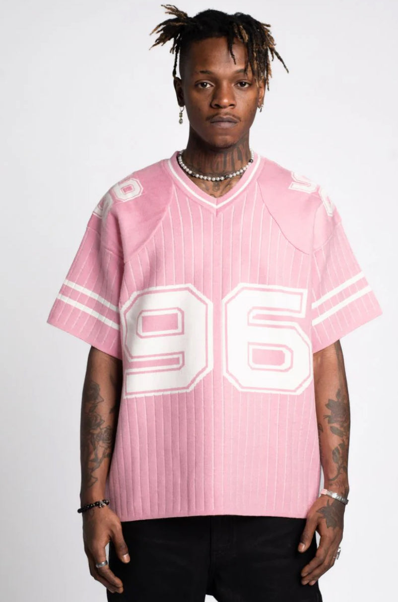 GUAPI-French Rose Football Tee-202FRFTS