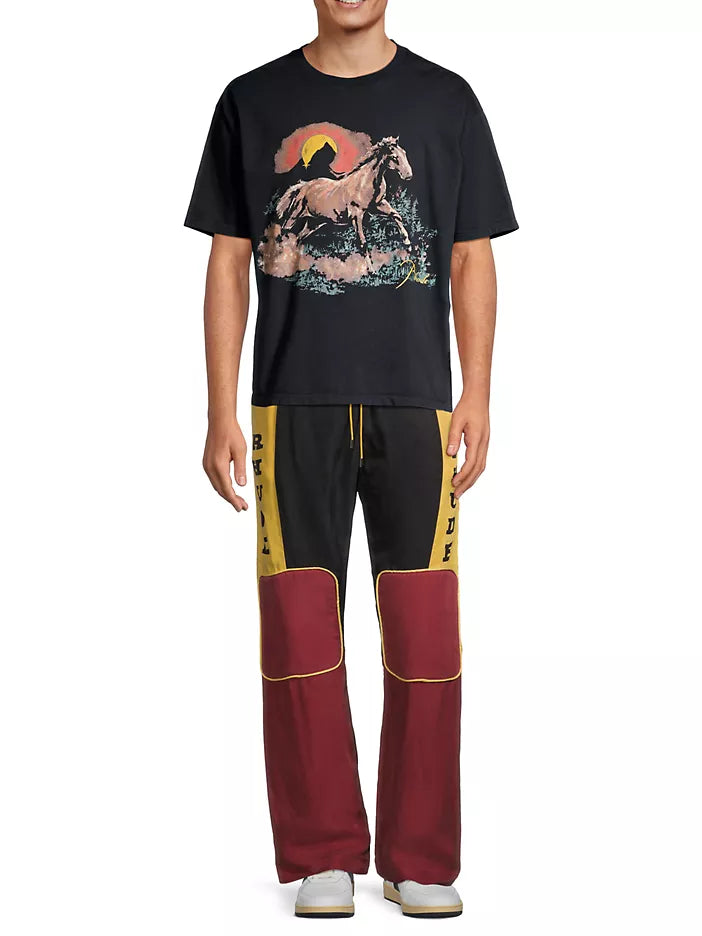 R H U D E - Santo Graphic Cotton T-Shirt-RHPS24TT14012610