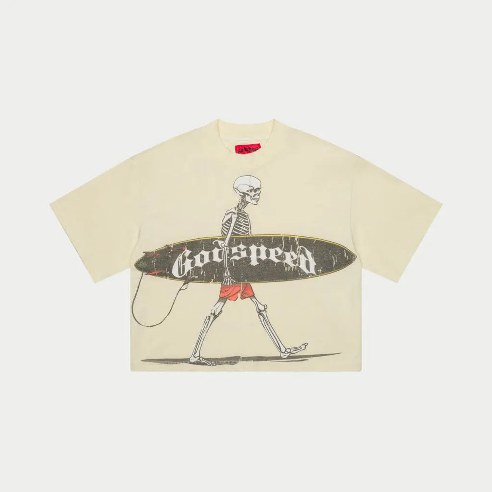 GODSPEED-Surf Day T-Shirt (CREAM )
