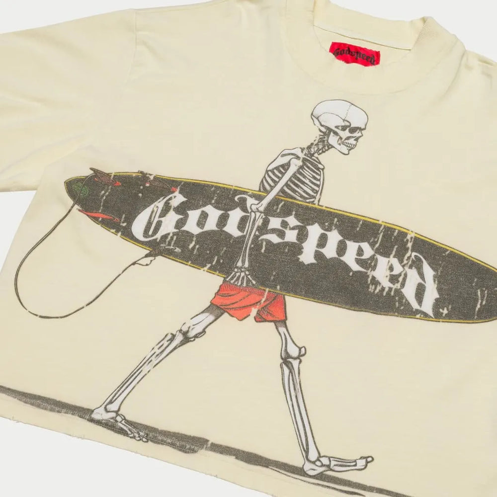 GODSPEED-Surf Day T-Shirt (CREAM )