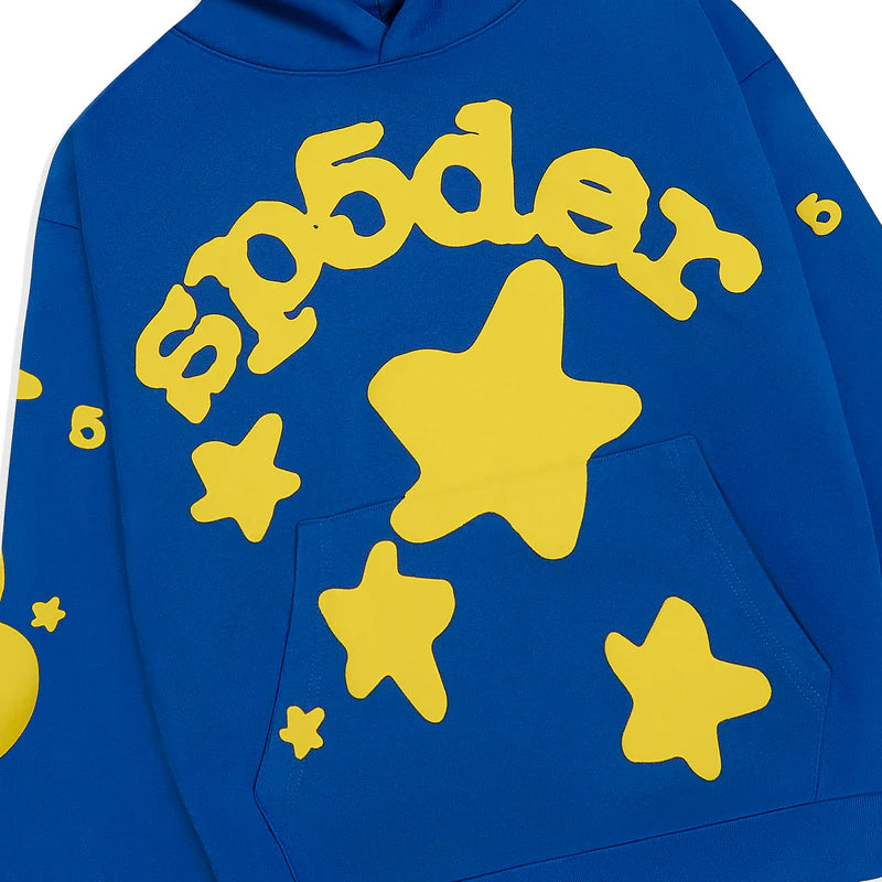 SP5DER-BELUGA HOODIE-SS09FW24BLU