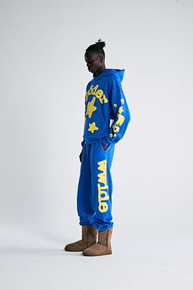 SP5DER-BELUGA HOODIE-SS09FW24BLU