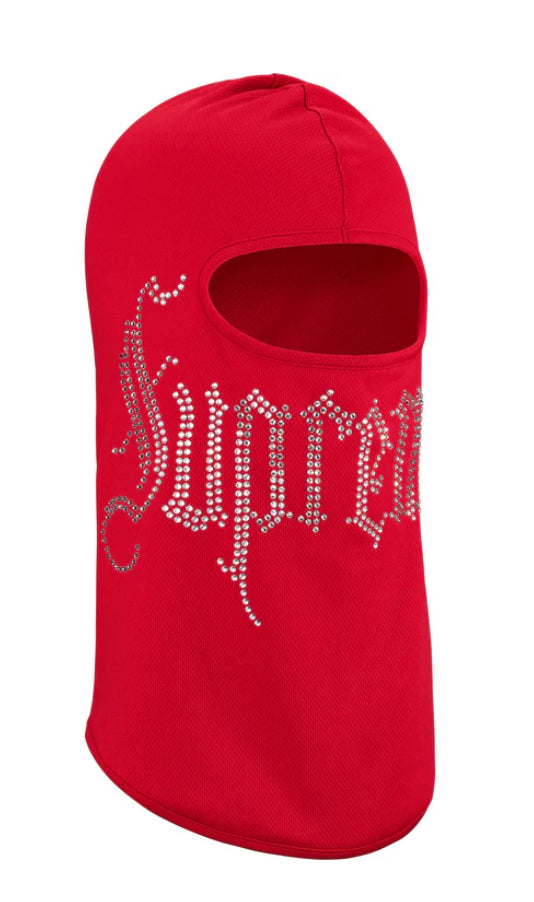 SUPREME-Rhinestone Balaclava-FW24H90